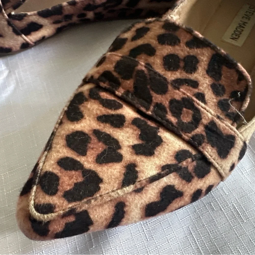 Steve Madden Leopard Print Flats - Picture 3 of 12